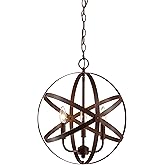 Millennium 3235-RBZ Transitional Three Light Pendant in Bronze/Dark Finish