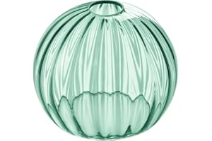 ANYLOVE Clear Glass Shade,Replacement Globe & Cover for Lighting Fixture, 8" Diameter, Replacement with 1.65 Inch Fitter for Wall Lamps Chandeliers or Ceiling Light (1, 8Inch - Green Glass)