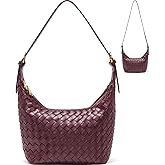 Shoulder Bag Handbags Women's Crossbody Woven Clutch Purses for Women Tote Bags Adjust Strap Hobo with Zip Closure