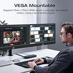 Kenowa Portable Monitor 13.3 Inch HD 1366x768P LED