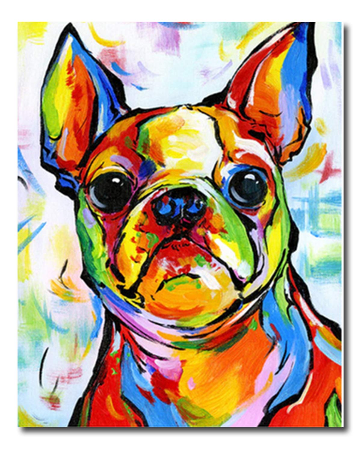 Shukqueen Paint by Number, DIY Oil Painting for Adults, Beginner's, 16X20 Inch, Frameless