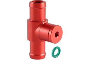 FUSCH Upgraded Aluminum Coolant Bleeder Port Heater Hose Connector Compatible with Ni-ssan 350Z 2003-2008 Infiniti Q45 2003-2007 G35 2003-2010 M35 M45 M56 FX35 FX50 QX50 QX70 Replace#:92500-AR000