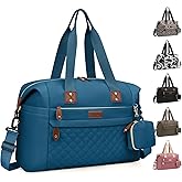 Pritent Diaper Bag Tote - Diaper Baby Bags with Pacifier Case, Shoulder Straps, Stroller Clips, Waterproof Large Mommy Maternity Travel Baby Bag for Mom and Dad, Blue, Medium