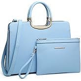 Womens Handbag Top Handle Shoulder Bag Tote Satchel Purse Work Bag with Matching Wallet