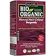 Indus Valley Bio Organic Natural Henna Hair Color Burgundy 100gm| 100% Gray Hair Coverage And Long Lasting Hair Dye | Vegan and Cruelty-Free