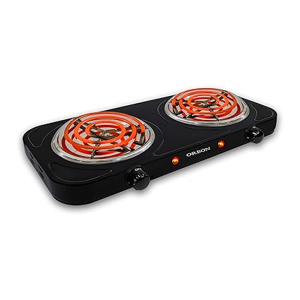 Buy Orbon Double 1000 1000 Watt Induction Cooktop Coil Cooking
