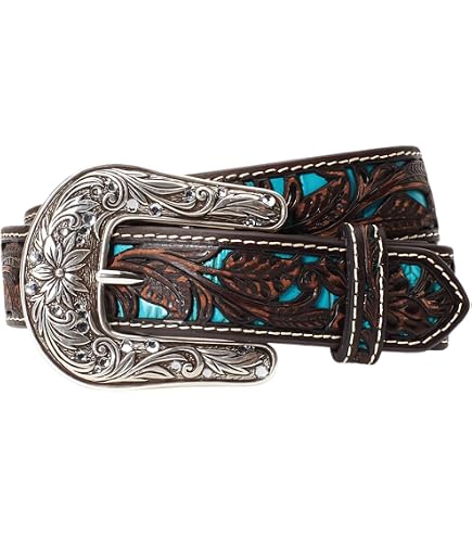 Affilare Kids Or Young Adults Western Belt Tooled Hand  display picture 2