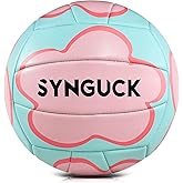 SYNGUCK Size 5 Volleyball,Official Soft Indoor Outdoor Volleyballs Sports Training Game Play Ball for Youth, Teenager, Adult