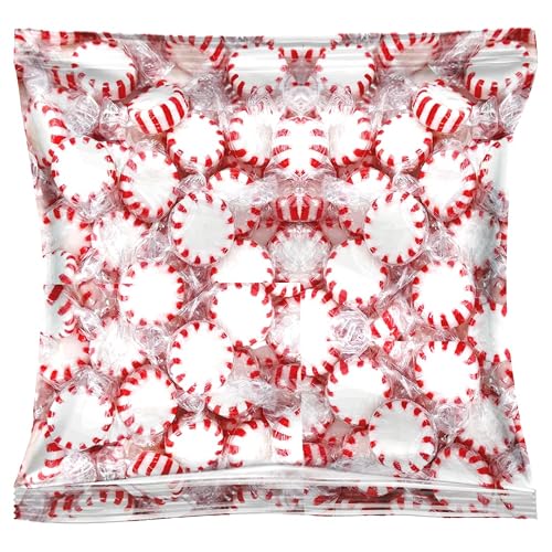 Starlight Peppermint Mints - Bulk Individually Wrapped Peppermint (48 ...