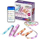 WiZ Connected 10M (32.8 ft) LED Light Strip - Flowing Multicolor LED Color-Changing Light Strip for Your Smart Home -Voice/Ap
