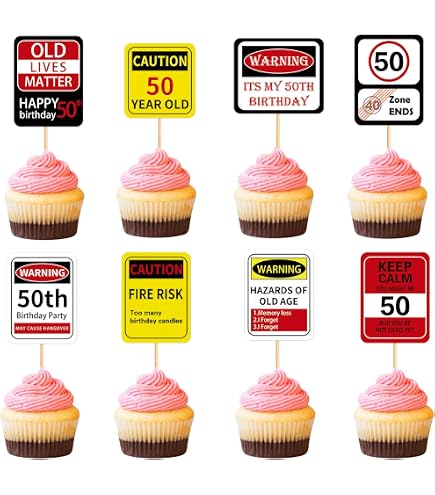 Cupcake-Topper Im Vintage-Stil „Legende Seit 1935“ – 48 Stück Für Geburtstag & Hochzeitstag