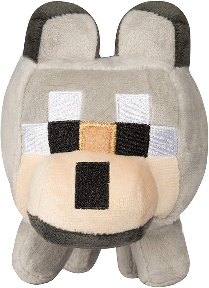 lobo minecraft peluche