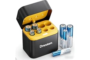 Dracutum AA 3600mWh (4 Pack) and AAA 1300mWh (4 Pack) Rechargeable Batteries with Fast Charger,1.5V High Power Lithium Batter