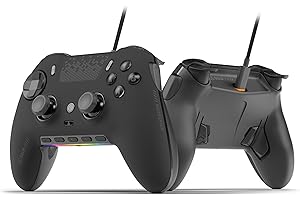 SCUF ENVISION Wired V2 (2025) PC Only Gaming Controller – Anti-Drift Thumbsticks – Five Remappable G-Keys – Remappable Back P