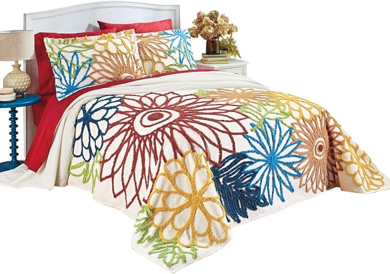 Carol Wright Gifts 100 Cotton Chenille Bedspread King