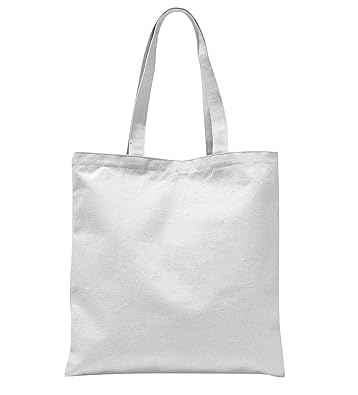 Rawpockets Rawbags Mens and Womens Eco-Friendly Cotton Tote (White)