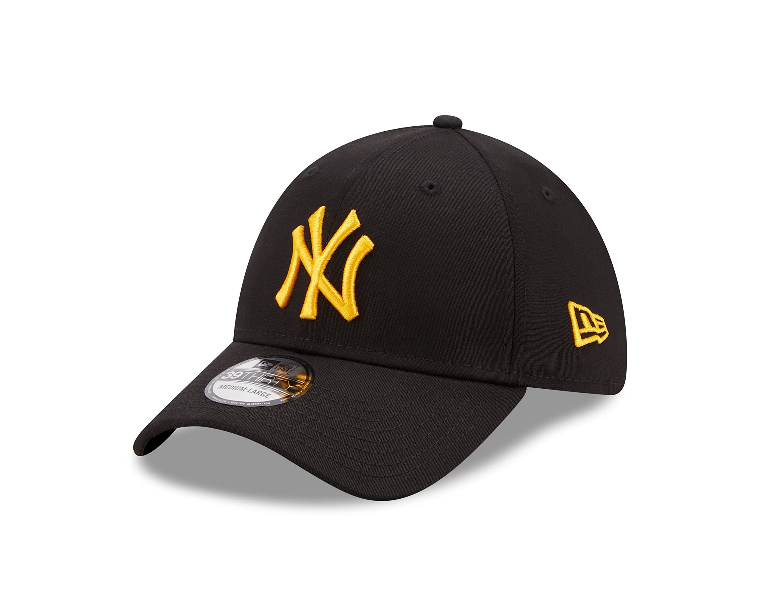New Era New York Yankees MLB League Essential Black 39Thirty Stretch Cap