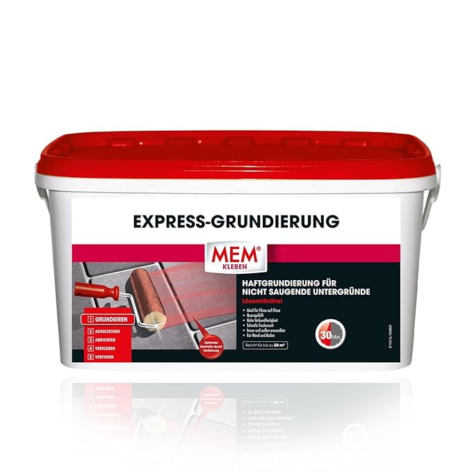 MEM Express-Grundierung, Haftgrund für zementäre Klebemörtel, Dichtung