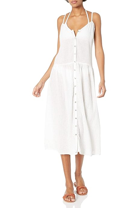 mara hoffman white dress