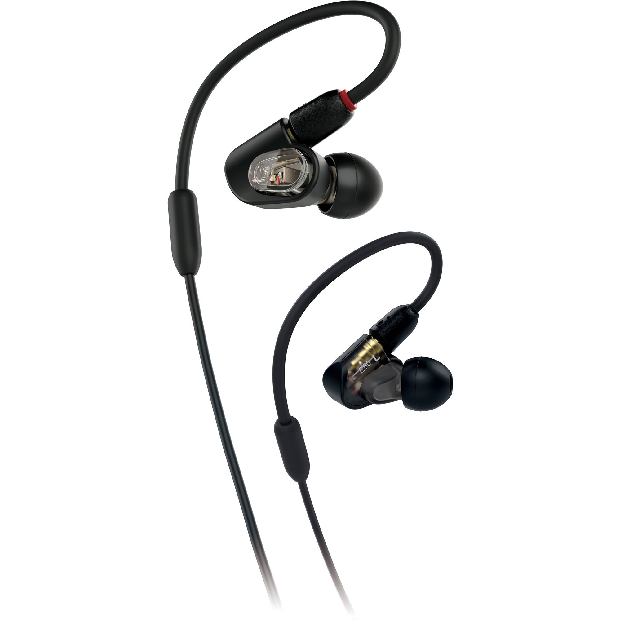Audio-Technica ATH-E50 Professional in-Ear Studio Monitor Headphones, Black