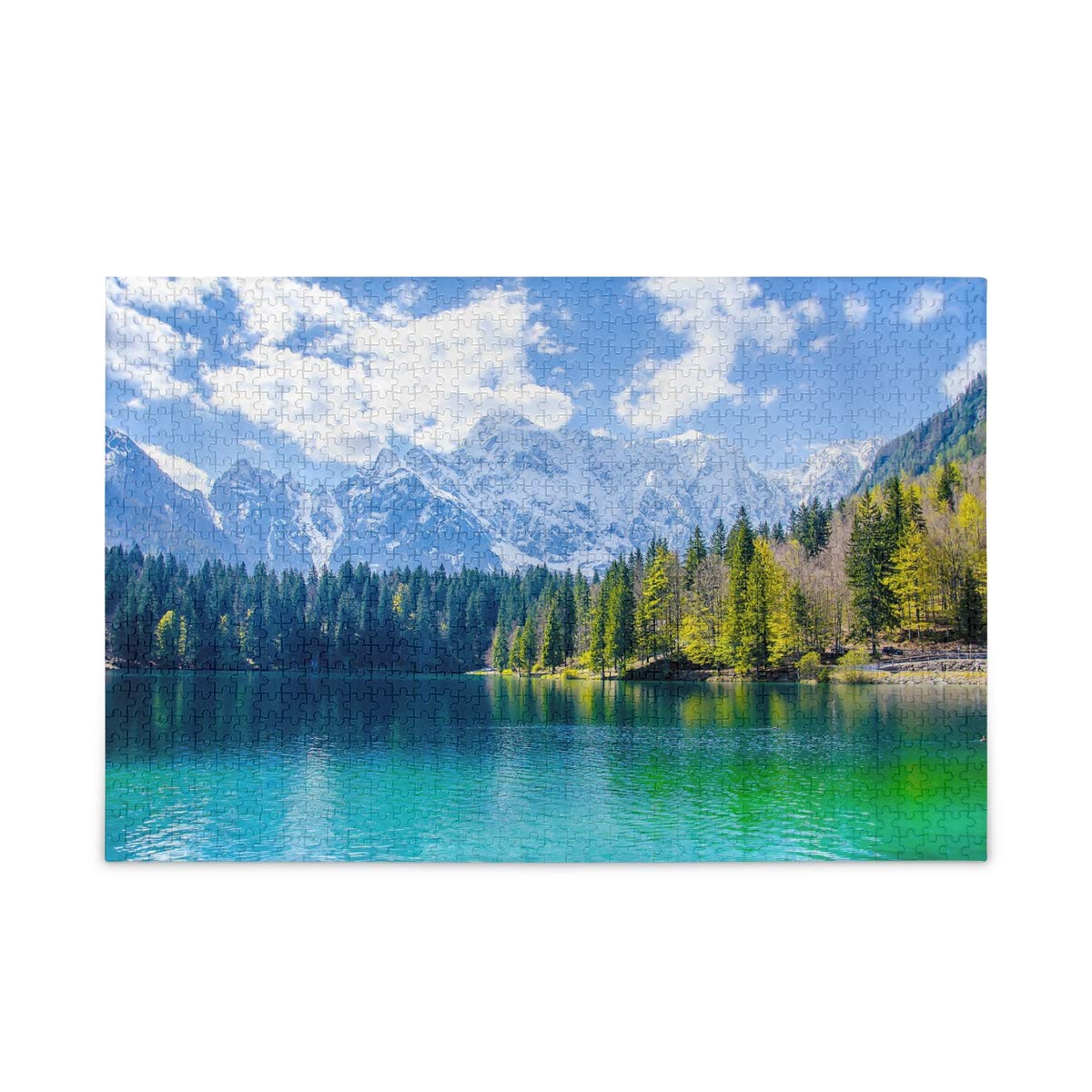 ISAOA 500 Piece Puzzles for Adults Teen - Mountain Lake Landscape Jigsaw Puzzle