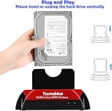 Tccmebius USB 2.0 Docking Station 2.5 3.5 SATA IDE Dual HDD SSD Reader UK view 7