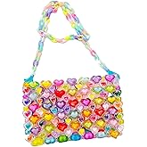 YEZILUU Colorful beaded handmade weaving bag Women's Evening Handbags fashion women's crossbody bag beaded phone bag