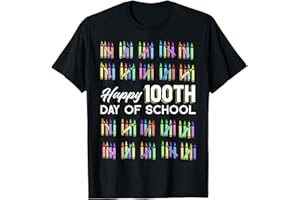HAPPY 100 DAYS OF SCHOOL TEACHER GIFT IDEA Happy 100th Day Of School Student Gift 100 Days Of School T-Shirt