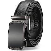 FALAN MULE Mens Belt,Slide Leather Ratchet Belt for Mens