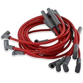MSD 35389 Super Conductor Spark Plug Wire Set, Red