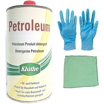Petroleum inkl. Microfasertuch zum Auftragen (Petroleum 1 Liter)