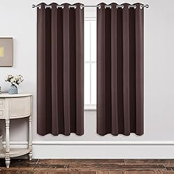 Joydeco Blackout Curtains 72 inches Long 2 Panels
