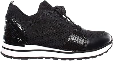 billie knit and leather sneaker