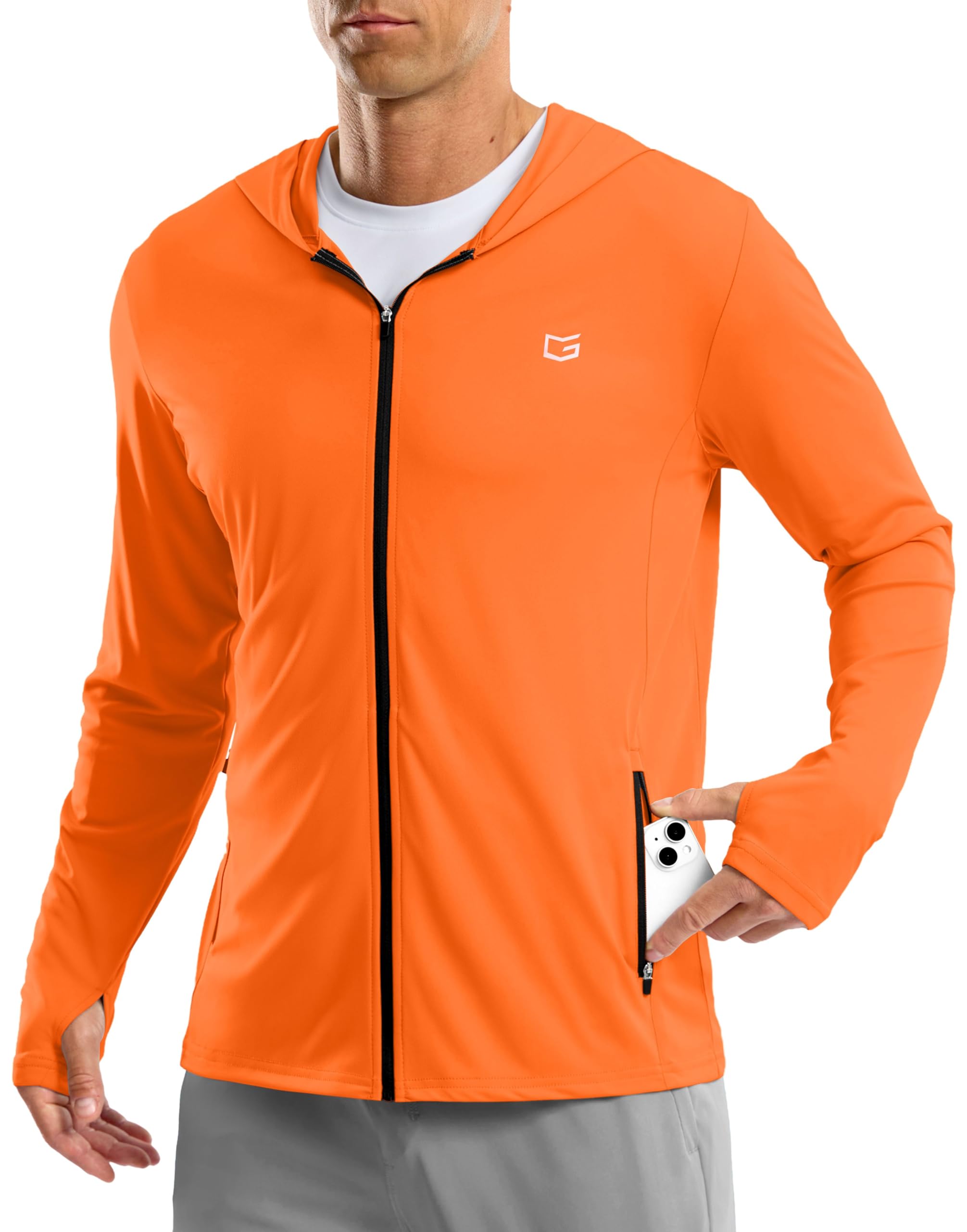 G Gradual Men's UPF 50+ Sun Protection Hoodie