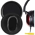 Geekria Elite Sheepskin Replacement Ear Pads for Fostex TH600, TH610, TH500RP, TH900, TH900 MKII, Mass Drop x Fostex TH-X00 Headphones Ear Cushions, Headset Earpads, Ear Cups Cover (Black)
