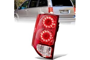 Tail Lights Compatible With 2011-2020 Dodge Grand Caravan Left Driver Side LED Tail light Assembly Rear Lamp Run Brake Signal