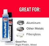 J-B Weld MarineWeld Grey Tubes 57g 2oz 1:1 epoxy repair kit view 4