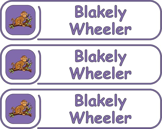 Amazon.com: All-purpose, Custom Name Labels, Multiple Colors And Sizes, Waterproof, Microwave ...