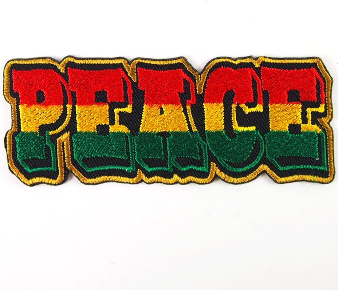 Amazoncom peace hippie diy applique embroidered sew iron on patch Amazoncom peace hippie diy applique embroidered sew iron on patch