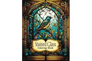 Stained Glass: Coloring Book