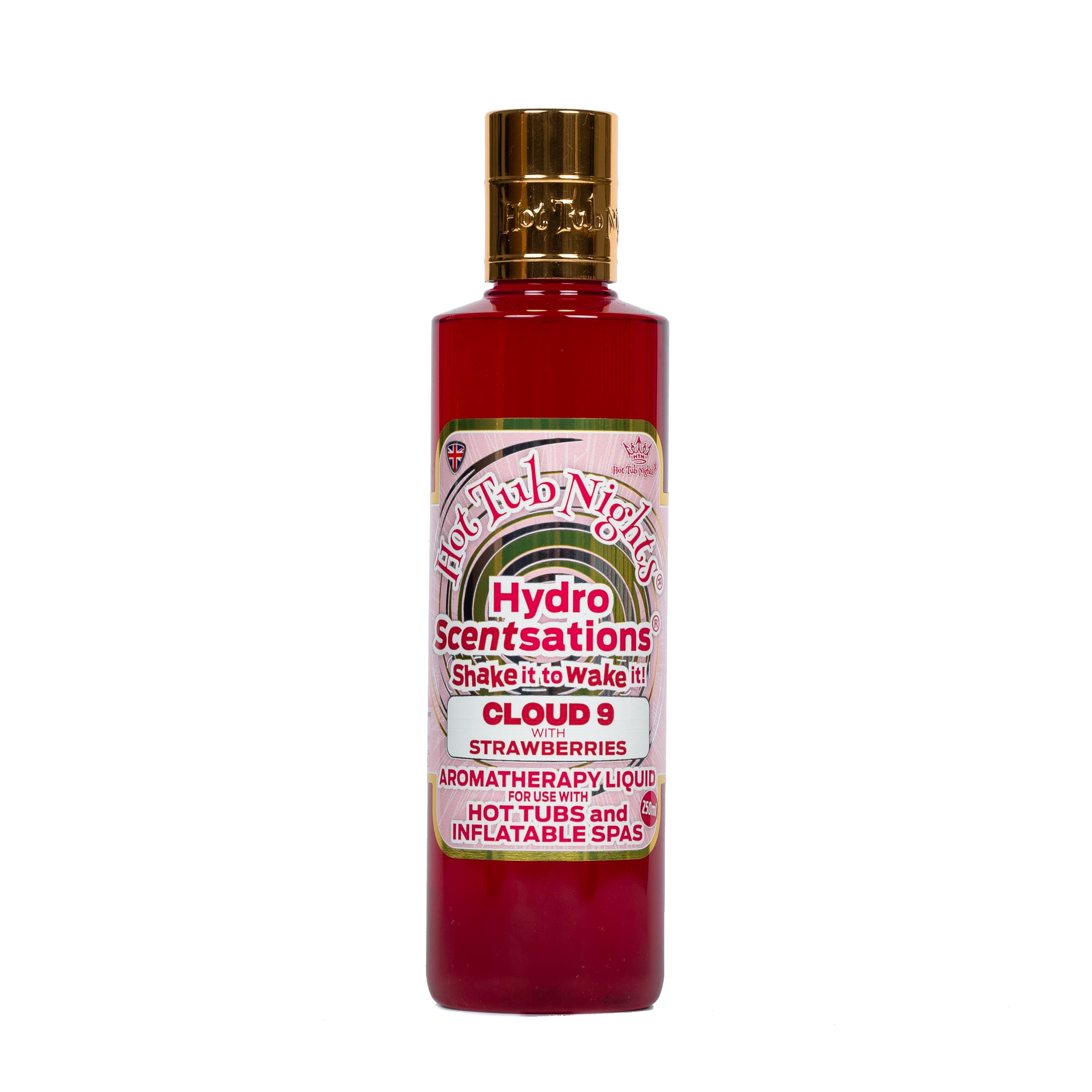 Hot Tub Nights Hydro Scentsations Aromatherapy Liquid ( Cloud 9 With Strawberries 1 x 250ml)