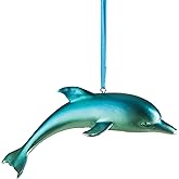 Gallerie II Iridescent Blue Dolphin Christmas Xmas Ornament Multi