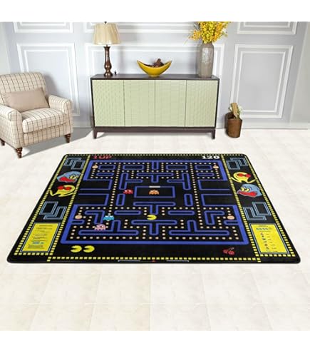 Amazon.com: Classic Arcade Games Rug Retro 90s Arcade Theater