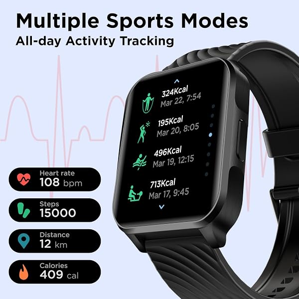 MOTOROLA MOTO WATCH 70 – HEALTH AND FITNESS SMARTWATCH FOR EVERY DAY WEAR, ADVANCED HEALTH FEATURES, UP TO 10 DAYS BATTERY LIFE – COMPATIBLE WITH ANDROID AND IOS, PHANTOM BLACK