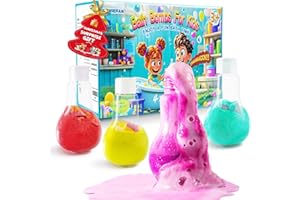 NEWFEIFAN Potions Bath Bombs for Kids Christmas Gifts for Teens, 4 Pack Colorful Fizzy Bubble Bath for Fun and Educational Bath Time, Cool Foam Explosion Bath Toys for Kids, Boy Girls Stocking Stuffers