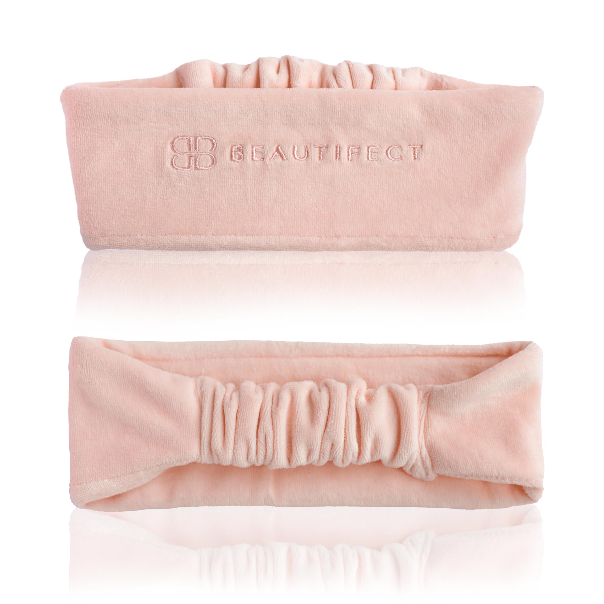Beautifect Spa Headband - Skincare Headband Prevents Friction & Breakage to Skin & Hair - Premium & Durable Fabric, Absorbs Excess Moisture - Makeup Headband For Self-Care Routines