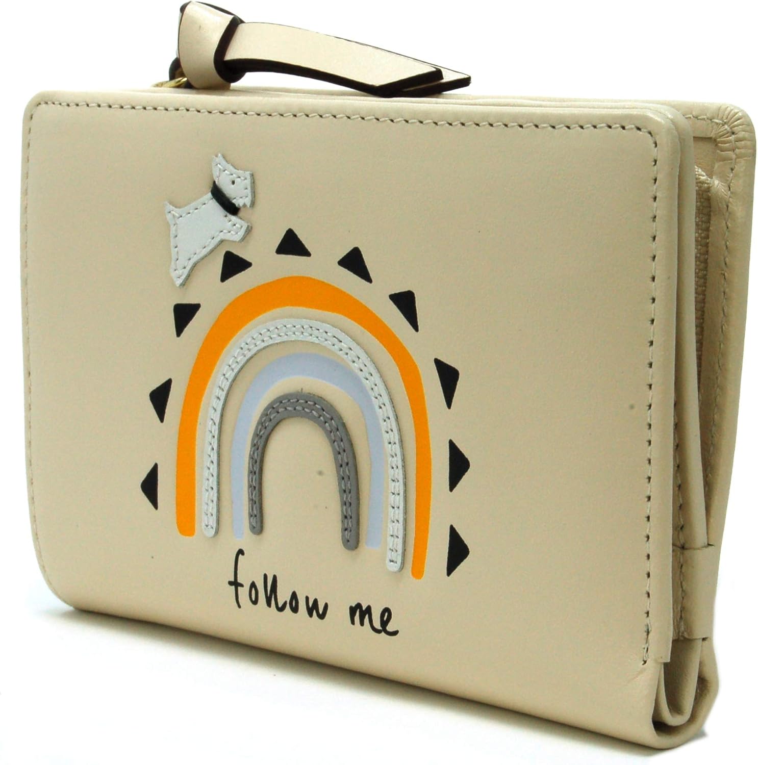 Radley 'Follow Me' Medium Zip Purse in Smooth Ivory Leather RRP £65