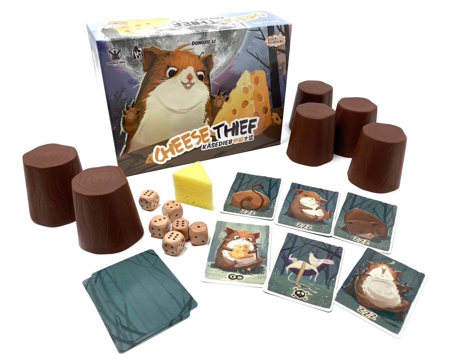 Jolly Thinkers Cheese Thief Board Game 4-8 Players 8+
