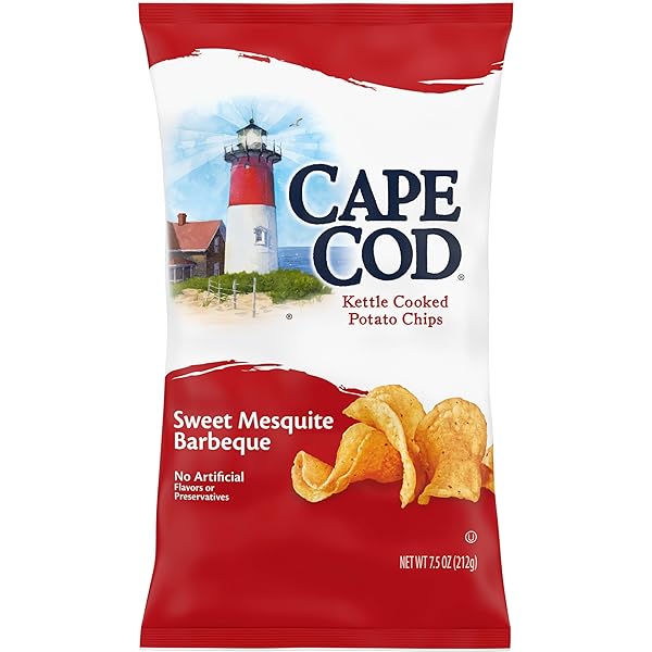 CAPE COD POTATO CHIPS SWEET MESQUITE BARBEQUE KETTLE...