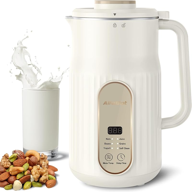 AlfaBot N2 Nut Milk Maker 1000ml Almond Soy Oat Yogurt Self Cleaning
